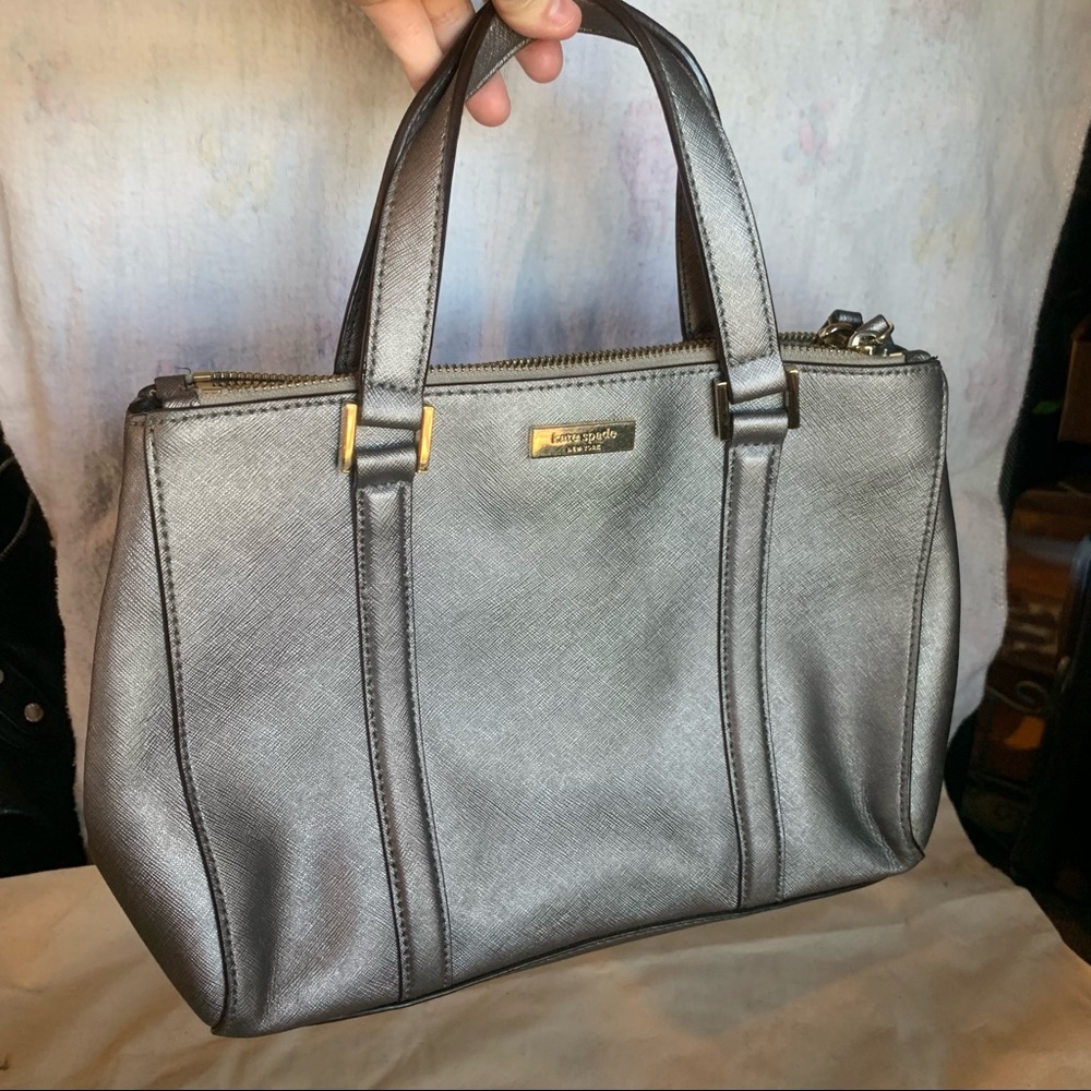Kate Spade♠️✨Loden Silver Satchel